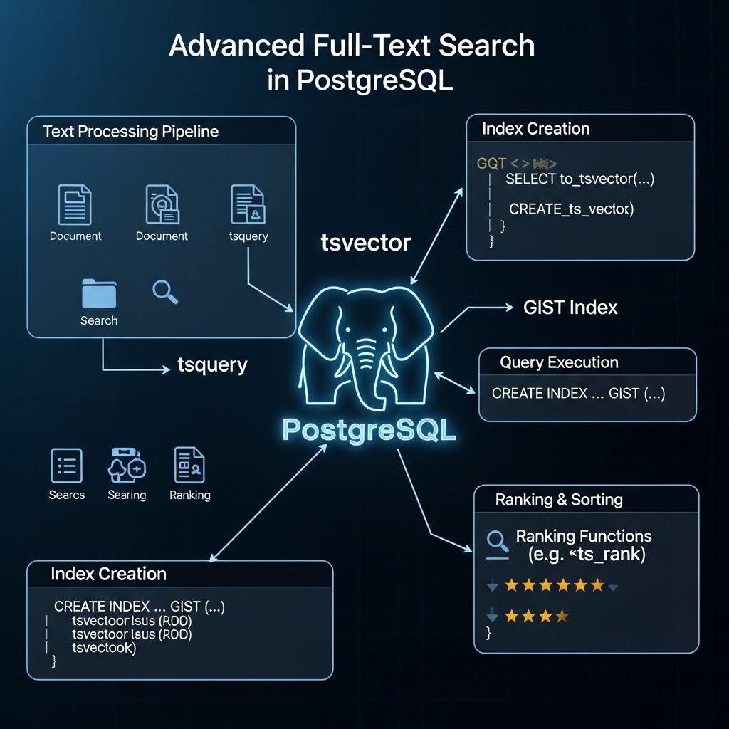 Postgres full text search Blog banner